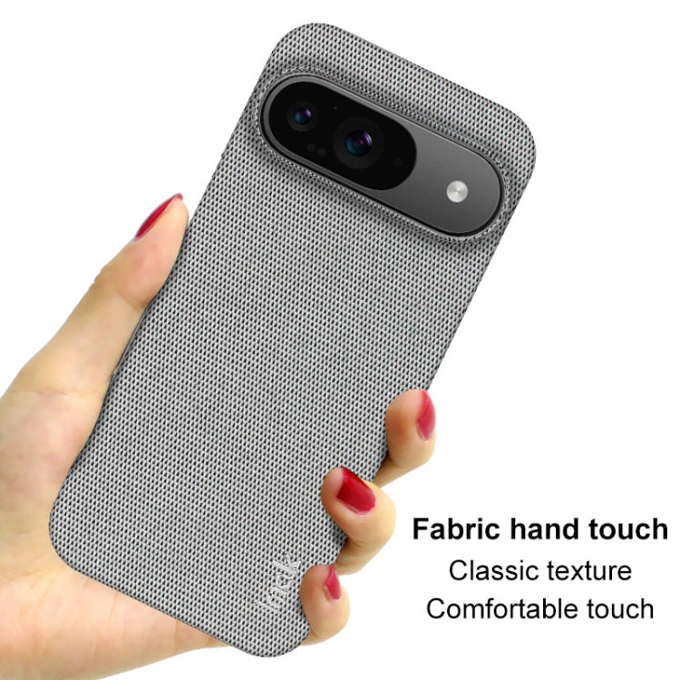 For Google Pixel 9 / 9 Pro imak Ruiyi Series Cloth Texture PU + PC Phone Case(Light Grey) - Google Cases by imak | Online Shopping South Africa | PMC Jewellery | Buy Now Pay Later Mobicred