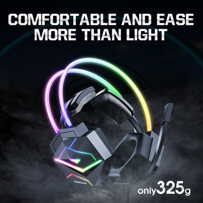 ONIKUMA X20 RGB Colorful Head-mounted Wired Gaming Earphone, Length: 1.8m - Multimedia Headset by ONIKUMA | Online Shopping South Africa | PMC Jewellery | Buy Now Pay Later Mobicred