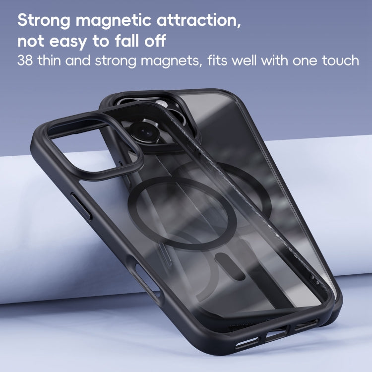 For iPhone 16 Plus Ming Shield Series MagSafe Magnetic Phone Case(Titanium Blue) - iPhone 16 Plus Cases by PMC Jewellery | Online Shopping South Africa | PMC Jewellery | Buy Now Pay Later Mobicred