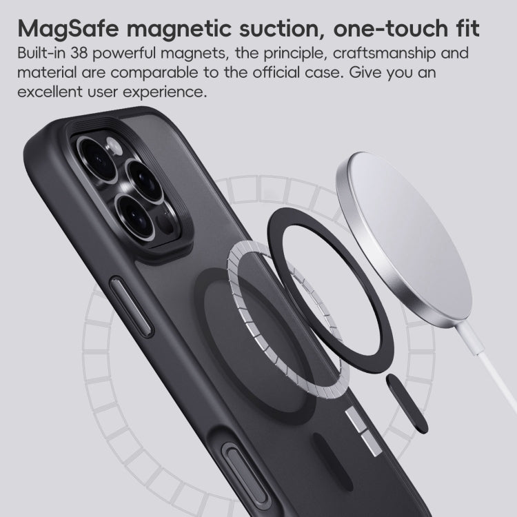 For iPhone 16 Pro Max Frosted MagSafe Magnetic Phone Case(Puprle) - iPhone 16 Pro Max Cases by PMC Jewellery | Online Shopping South Africa | PMC Jewellery | Buy Now Pay Later Mobicred