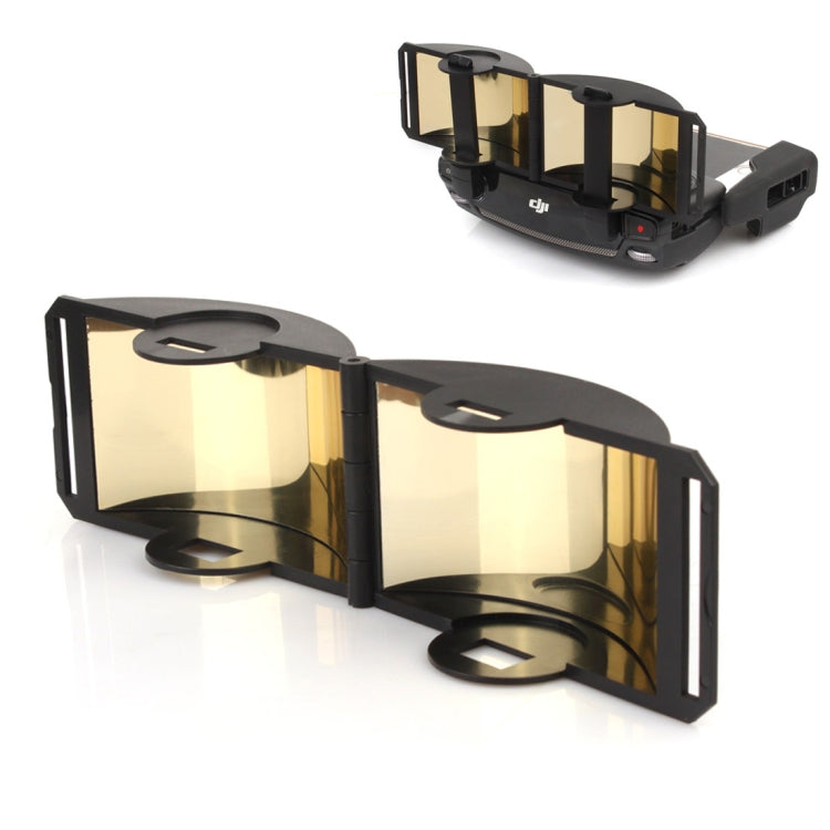 Sunnylife MV-ZC601 For DJI Mavic Air / DJI Mavic Mini Remote Control Hood Mirror Range Extender(Gold) - free shipping - PMC TechLife - Order now!