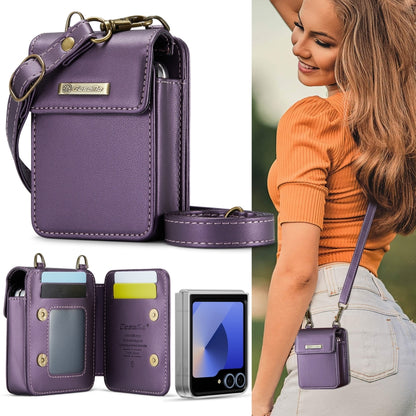 For Samsung Z Flip Series CaseMe Me50 Mini Lanyard Universal Bag(Purple) - Galaxy Z Flip6 5G Cases by CaseMe | Online Shopping South Africa | PMC Jewellery | Buy Now Pay Later Mobicred