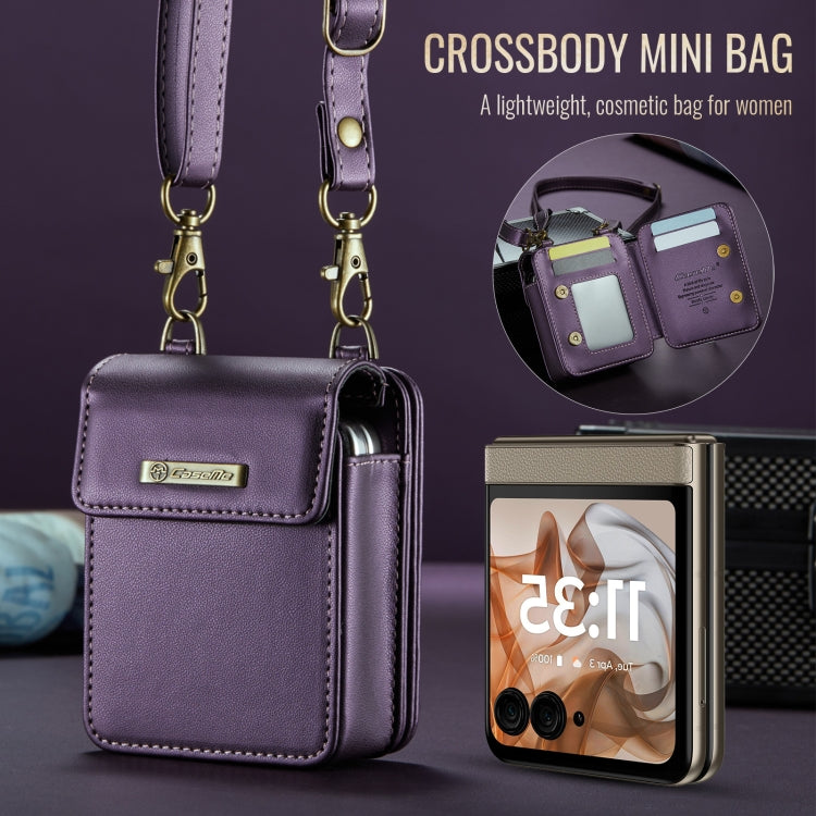 For Motorola Razr Series CaseMe Me50 Mini Lanyard Universal Bag(Purple) - Motorola Cases by CaseMe | Online Shopping South Africa | PMC Jewellery | Buy Now Pay Later Mobicred