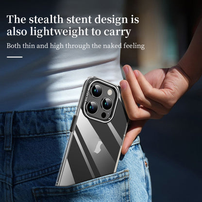 For iPhone 16 Pro SULADA PC + Aluminum Alloy Lens Holder Phone Case(Black) - iPhone 16 Pro Cases by SULADA | Online Shopping South Africa | PMC Jewellery | Buy Now Pay Later Mobicred