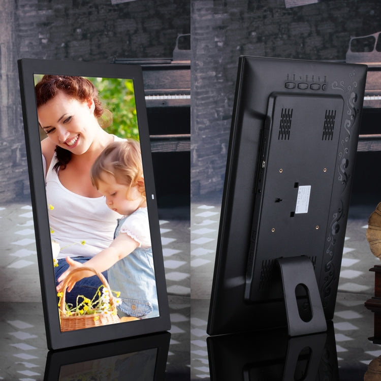 23.6 inch LED Screen Digital Photo Frame, Plug Type:EU Plug(Black) - 15 inch Above by PMC TechLife | Online Shopping South Africa | PMC TechLife | Buy Now Pay Later Mobicred