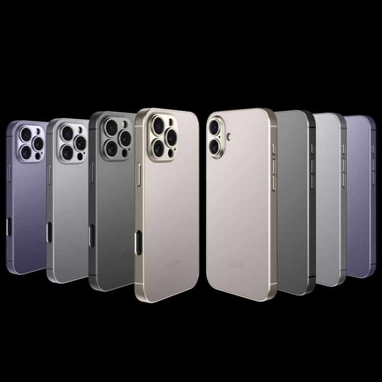 For iPhone 16 Plus GKK AG Craft Skin Feel Full Coverage Phone Case(Titanium Grey) - iPhone 16 Plus Cases by GKK | Online Shopping South Africa | PMC Jewellery | Buy Now Pay Later Mobicred