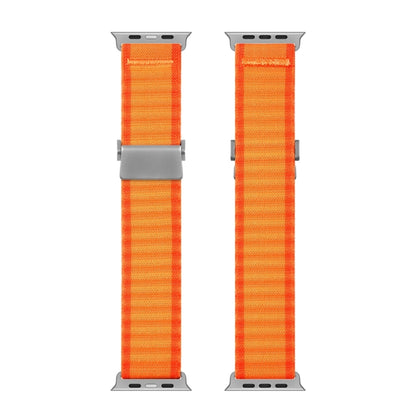 For Apple Watch Series 6 40mm DUX DUCIS YC Series Ocean Nylon Watch Band(Orange) - Watch Bands by DUX DUCIS | Online Shopping South Africa | PMC Jewellery | Buy Now Pay Later Mobicred