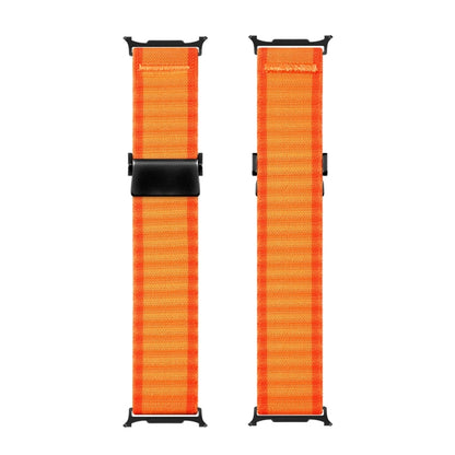 For Samsung Galaxy Watch Ultra 47mm DUX DUCIS YC Series Ocean Nylon Watch Band(Orange) - Watch Bands by DUX DUCIS | Online Shopping South Africa | PMC Jewellery | Buy Now Pay Later Mobicred