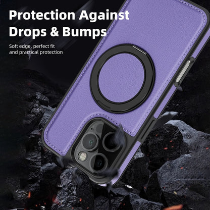 For iPhone 16 Pro Max Yashi 360 Degree Rotating MagSafe Holder Phone Case(Purple) - iPhone 16 Pro Max Cases by PMC Jewellery | Online Shopping South Africa | PMC Jewellery | Buy Now Pay Later Mobicred