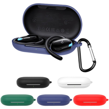 For Anker Soundcore V20i Bluetooth Earphone Silicone Protective Case(Black) - Other Earphone Case by PMC Jewellery | Online Shopping South Africa | PMC Jewellery | Buy Now Pay Later Mobicred