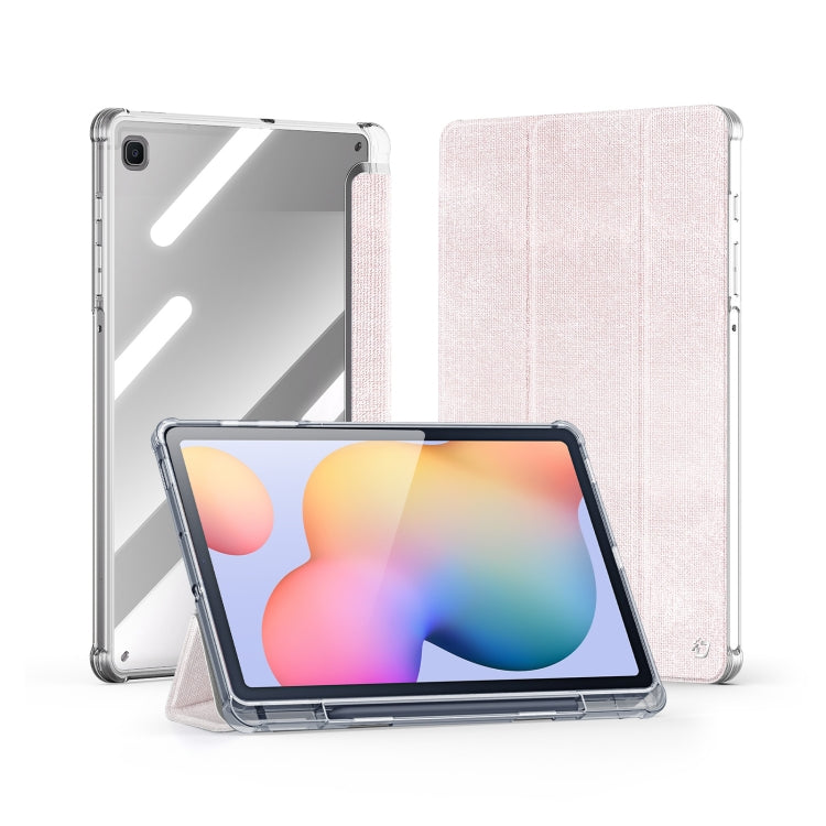 For Samsung Galaxy Tab S6 Lite 2022 / 2024 DUX DUCIS Unid Series PU+TPU Smart Tablet Case(Pink) - Tab S6 Lite P610 / P615 by DUX DUCIS | Online Shopping South Africa | PMC Jewellery | Buy Now Pay Later Mobicred