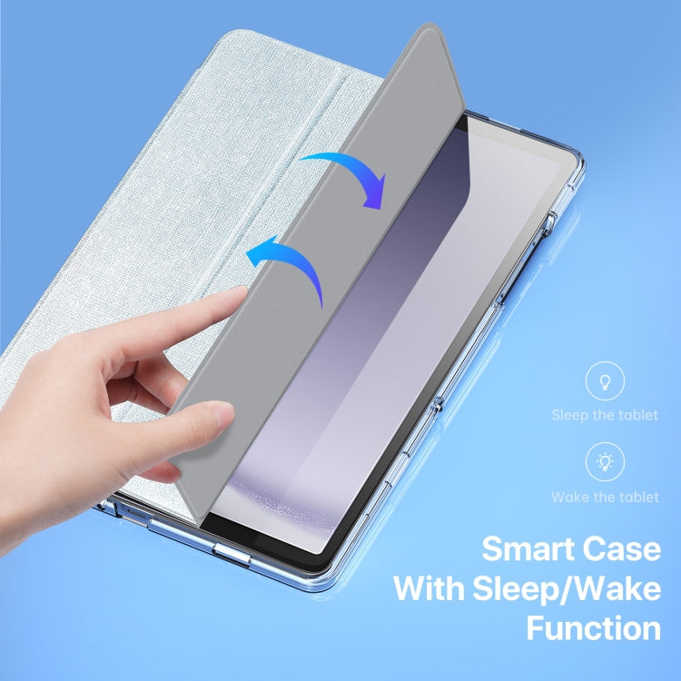 For Samsung Galaxy Tab A9+ DUX DUCIS Unid Series PU+TPU Smart Tablet Case(Blue) - Galaxy Tab A9+ by DUX DUCIS | Online Shopping South Africa | PMC Jewellery | Buy Now Pay Later Mobicred