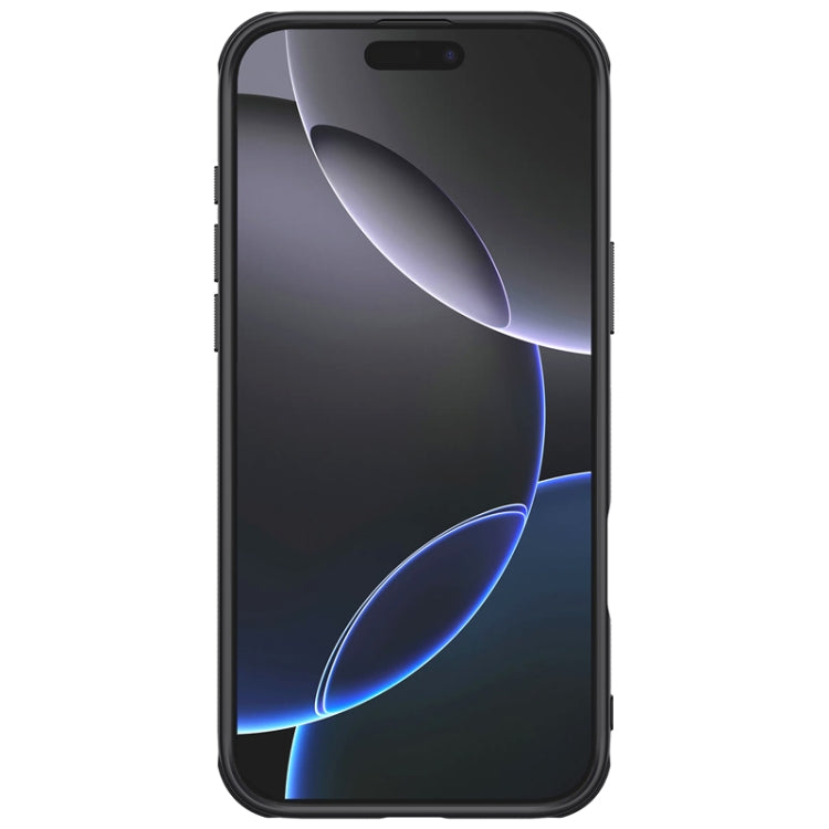 For iPhone 16 Pro Max NILLKIN Frosted Shield Pro PC + TPU Phone Case(Black) - iPhone 16 Pro Max Cases by NILLKIN | Online Shopping South Africa | PMC Jewellery | Buy Now Pay Later Mobicred