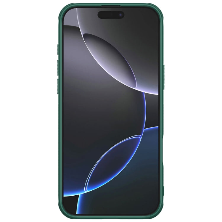 For iPhone 16 Pro Max NILLKIN Frosted Shield Pro PC + TPU Phone Case(Green) - iPhone 16 Pro Max Cases by NILLKIN | Online Shopping South Africa | PMC Jewellery | Buy Now Pay Later Mobicred