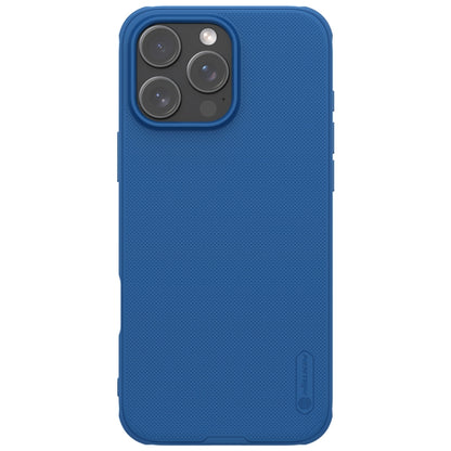 For iPhone 16 Pro Max NILLKIN Frosted Shield Pro Magnetic Magsafe Phone Case(Blue) - iPhone 16 Pro Max Cases by NILLKIN | Online Shopping South Africa | PMC Jewellery | Buy Now Pay Later Mobicred