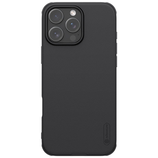 For iPhone 16 Pro NILLKIN Frosted Shield Pro Magnetic Magsafe Phone Case(Black) - iPhone 16 Pro Cases by NILLKIN | Online Shopping South Africa | PMC Jewellery | Buy Now Pay Later Mobicred