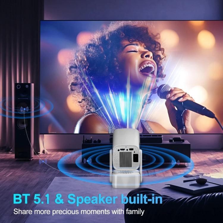 Y7S 720P Android 11 OS Portable Home WiFi Projector with Speaker, CPU:Allwinner H713(EU Plug) - Mini Projector by PMC Jewellery | Online Shopping South Africa | PMC Jewellery | Buy Now Pay Later Mobicred