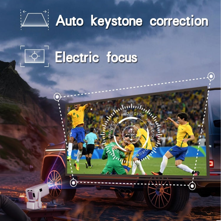 Y7S 720P Android 11 OS Portable Home WiFi Projector with Speaker, CPU:RK3326(UK Plug) - Mini Projector by PMC Jewellery | Online Shopping South Africa | PMC Jewellery | Buy Now Pay Later Mobicred