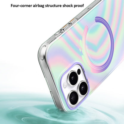 For iPhone 16 Pro Max TGVIS Grace Series MagSafe Magnetic Phone Case(Glacier) - iPhone 16 Pro Max Cases by TGVIS | Online Shopping South Africa | PMC Jewellery | Buy Now Pay Later Mobicred