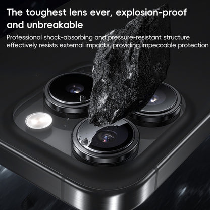 For iPhone 16 Pro Benks King Kong Series Corning Single Metal Lens Protective Film(Black) - iPhone 16 Pro Tempered Glass by Benks | Online Shopping South Africa | PMC Jewellery | Buy Now Pay Later Mobicred