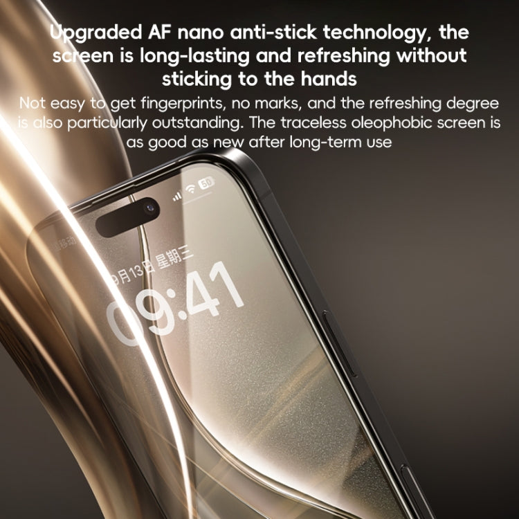 For iPhone 16 Benks Black Gold Series 3D Heat Bending Full Glue Full Coverage HD Tempered Film - iPhone 16 Tempered Glass by Benks | Online Shopping South Africa | PMC Jewellery | Buy Now Pay Later Mobicred