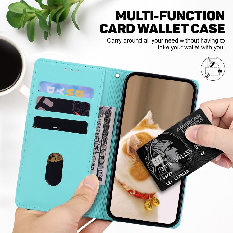 For Redmi K70 / K70 Pro Cute Cats RFID Leather Phone Case(Green) - free shipping - PMC Jewellery - Order now!