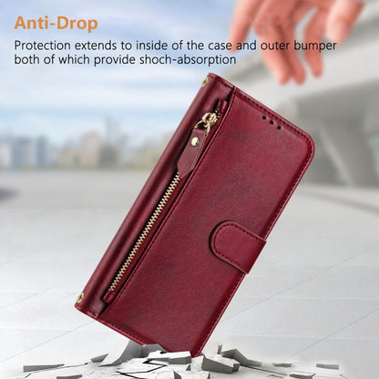 For Huawei Pura 70 Multi-Card Slots Zipper Wallet Leather Phone Case(Dark Red) - Huawei Cases by PMC Jewellery | Online Shopping South Africa | PMC Jewellery | Buy Now Pay Later Mobicred