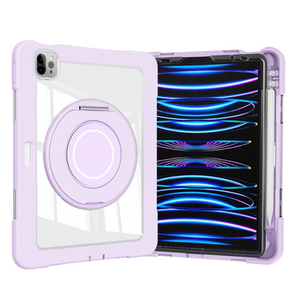 For iPad Pro 11 2022 / 2021 / 2020 Crystal Armor PC Hybrid TPU Tablet Case(Purple) - iPad Pro 11 (2022/2021) Cases by PMC Jewellery | Online Shopping South Africa | PMC Jewellery | Buy Now Pay Later Mobicred