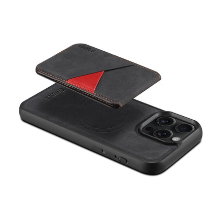 For iPhone 16 ESEBLE E2 Retro Texture Card Slots MagSafe RFID Leather Case(Black) - iPhone 16 Cases by ESEBLE | Online Shopping South Africa | PMC Jewellery | Buy Now Pay Later Mobicred