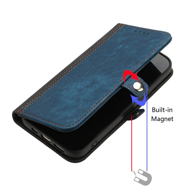 For Samsung Galaxy S25 Ultra 5G Side Buckle Double Fold Hand Strap Leather Phone Case(Royal Blue) - Galaxy S25 Ultra 5G Cases by PMC TechLife | Online Shopping South Africa | PMC TechLife | Buy Now Pay Later Mobicred
