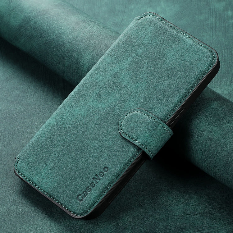 For iPhone 16 Plus CaseNeo MagSafe RFID Anti-theft Retro Leather Phone Case(Green) - iPhone 16 Plus Cases by CaseNeo | Online Shopping South Africa | PMC Jewellery | Buy Now Pay Later Mobicred