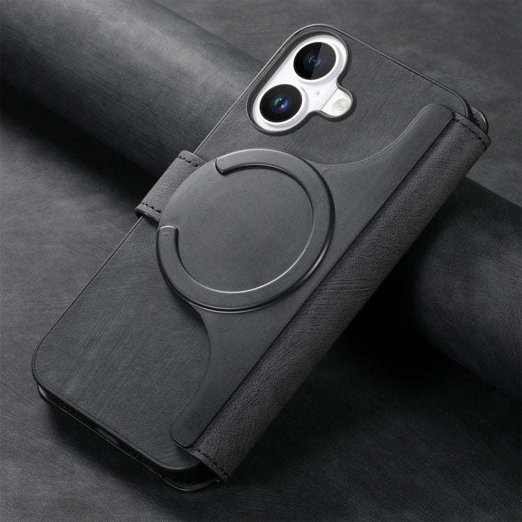 For iPhone 16 CaseNeo MagSafe RFID Anti-theft Retro Leather Phone Case(Black) - iPhone 16 Cases by CaseNeo | Online Shopping South Africa | PMC Jewellery | Buy Now Pay Later Mobicred