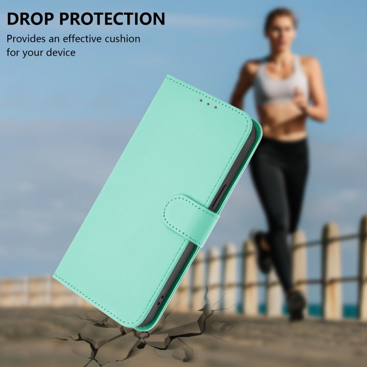 For Honor Magic6 Pro Skin Feel Solid Color Leather Phone Case with Lanyard(Mint Green) - Honor Cases by PMC Jewellery | Online Shopping South Africa | PMC Jewellery | Buy Now Pay Later Mobicred