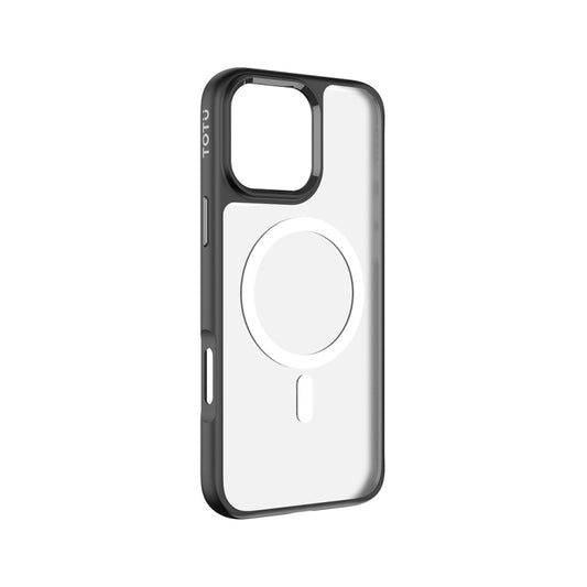 For iPhone 16 Pro Max TOTU PC-7 Gold Shield Series Skin Feel MagSafe Magnetic Phone Case(White) - iPhone 16 Pro Max Cases by TOTUDESIGN | Online Shopping South Africa | PMC Jewellery | Buy Now Pay Later Mobicred