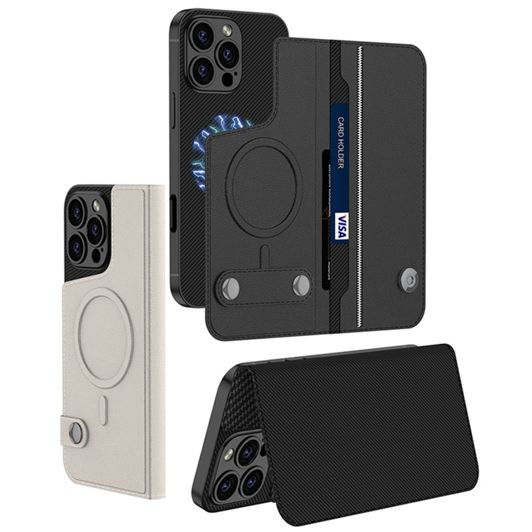 For iPhone 16 Pro Max GKK Detachable Flip Leather MagSafe Phone Case(Titanium Gray) - free shipping - PMC Jewellery - Order now!
