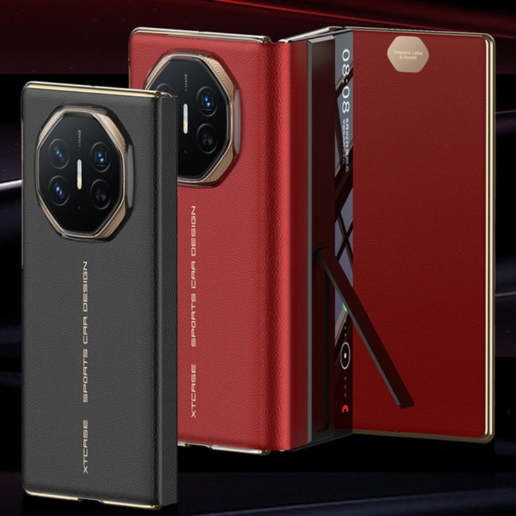 For Huawei Mate XT Ultimate Design GKK Flip Leather Full Coverage Phone Case(Red) - Huawei Cases by GKK | Online Shopping South Africa | PMC Jewellery | Buy Now Pay Later Mobicred