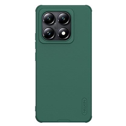 For Xiaomi 14T Pro NILLKIN Frosted Shield Pro PC + TPU Phone Case(Green) - 14T Pro Cases by NILLKIN | Online Shopping South Africa | PMC Jewellery | Buy Now Pay Later Mobicred