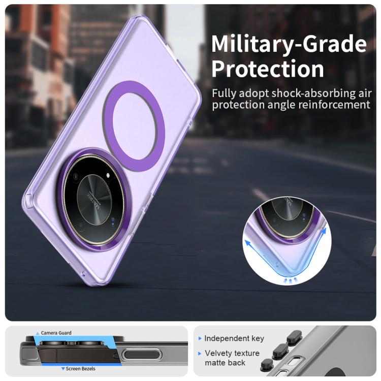 For Honor Magic6 Lite 5G Candy Magsafe PC Hybrid TPU Phone Case(Purple) - free shipping - PMC TechLife - Order now!