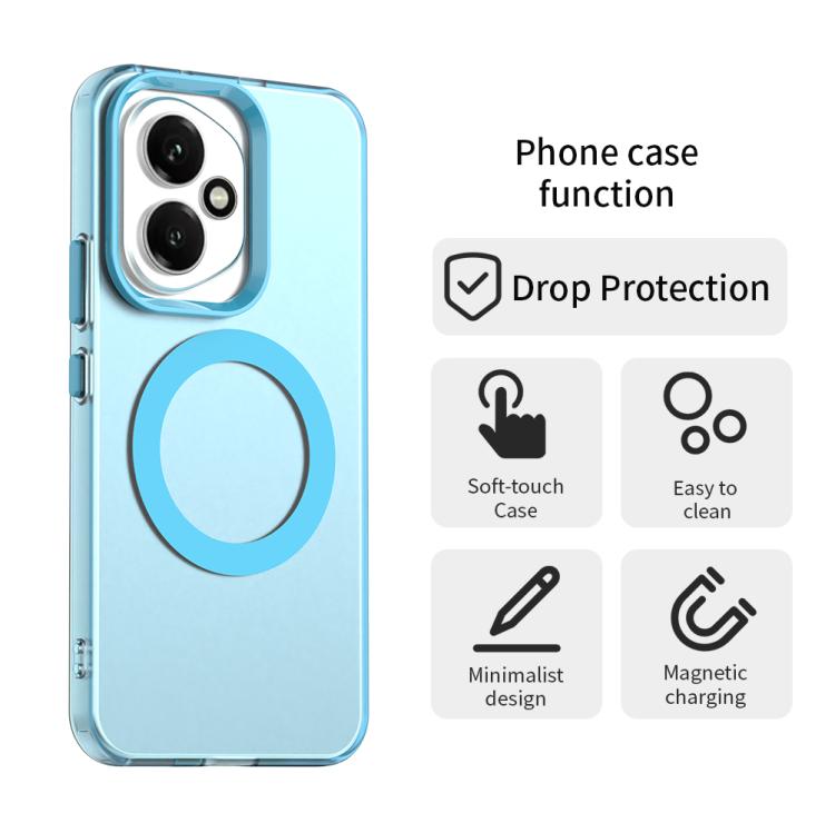 For Honor 400 Global 156.5mm Candy Magsafe PC Hybrid TPU Phone Case(Blue) - free shipping - PMC TechLife - Order now!