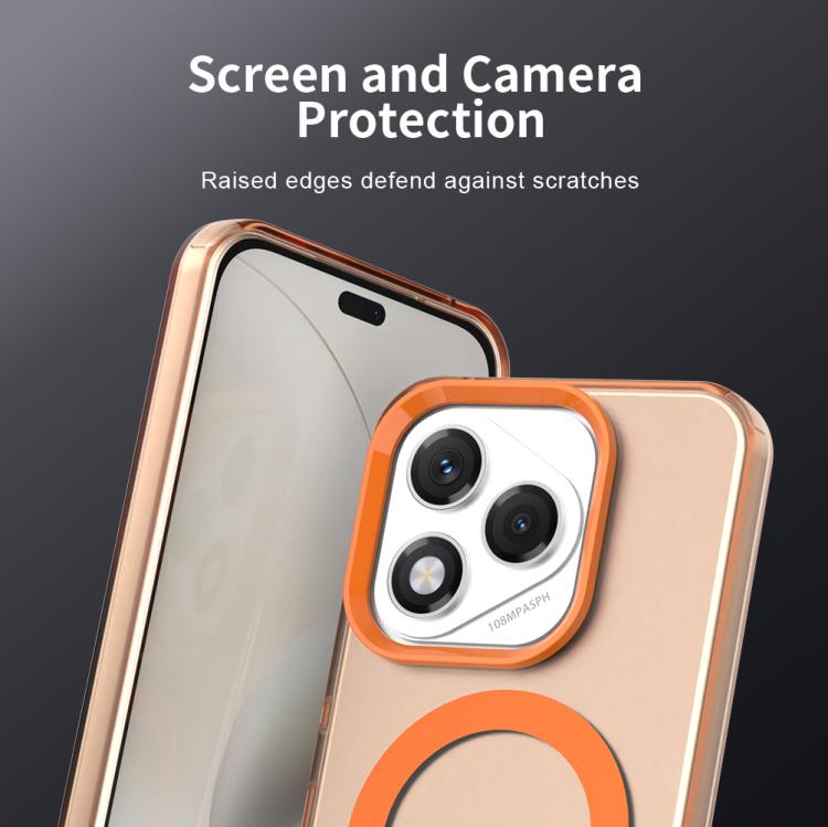 For Honor 400 Lite Global Candy Magsafe PC Hybrid TPU Phone Case(Orange) - free shipping - PMC TechLife - Order now!