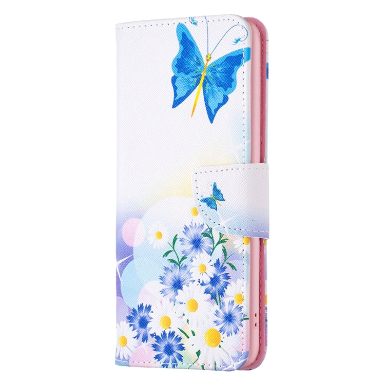 For Samsung Galaxy S25 5G Colored Drawing Pattern Leather Phone Case(Butterfly Love) - Galaxy S25 5G Cases by PMC Jewellery | Online Shopping South Africa | PMC Jewellery | Buy Now Pay Later Mobicred