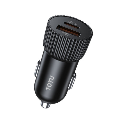 TOTU CC-2 48W USB-A and Type-C Ports Fast Charging Car Charger(Black) - Car Charger by TOTUDESIGN | Online Shopping South Africa | PMC Jewellery | Buy Now Pay Later Mobicred