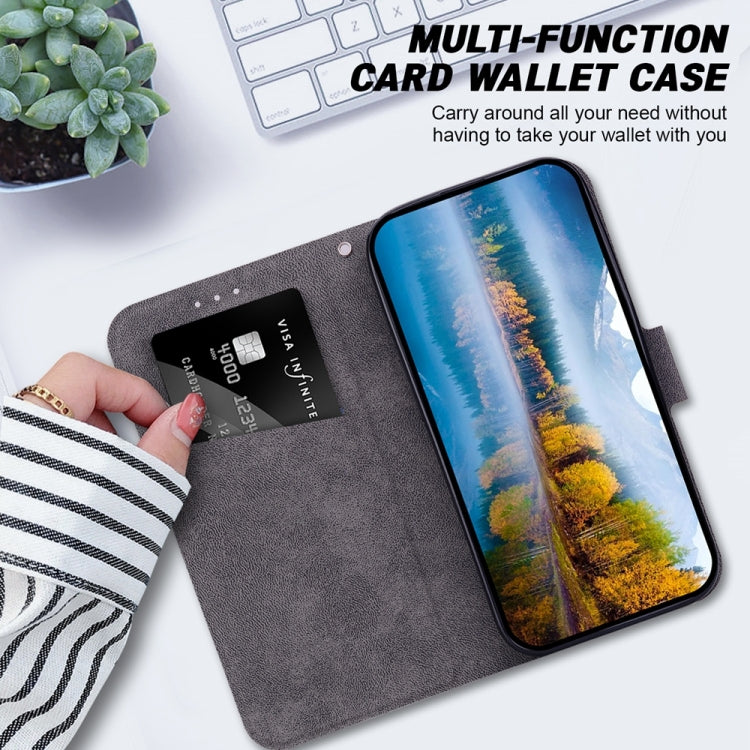 For iPhone 16e Ultra-thin Voltage Magnetic Buckle Leather Phone Case(Red) - iPhone 16e Cases by PMC TechLife | Online Shopping South Africa | PMC TechLife | Buy Now Pay Later Mobicred