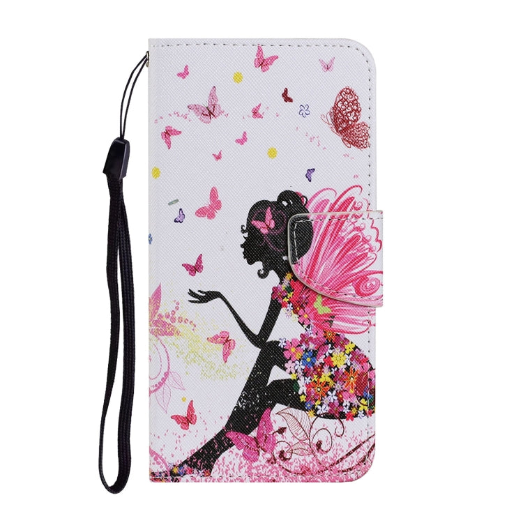 For Samsung Galaxy S25+ 5G Colored Drawing Pattern Leather Phone Case(Dancing Girl) - Galaxy S25+ 5G Cases by PMC Jewellery | Online Shopping South Africa | PMC Jewellery | Buy Now Pay Later Mobicred