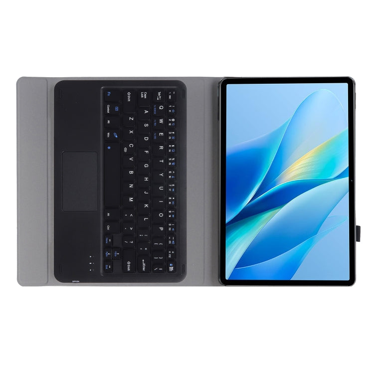 For vivo Pad Air / iQOO Pad 11.5 AV13-A TPU Ultra-thin Detachable Bluetooth Keyboard Leather Case with Touchpad(Black) - Others Keyboard by PMC Jewellery | Online Shopping South Africa | PMC Jewellery | Buy Now Pay Later Mobicred