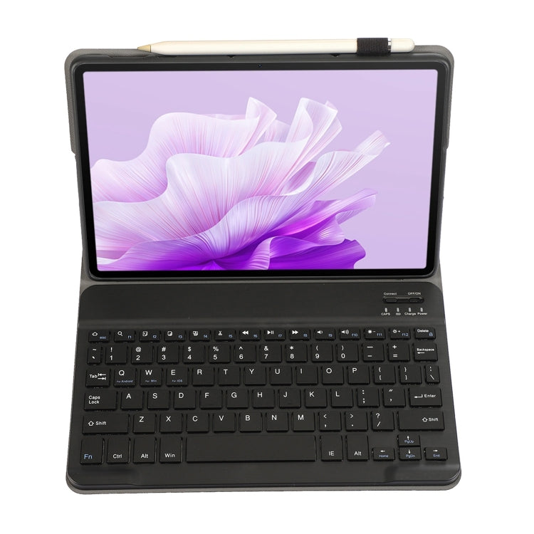 For Honor Pad X9 / X8 Pro 11.5 AH15 Ultra-thin Detachable Bluetooth Keyboard Leather Tablet Case(Black) - Others Keyboard by PMC Jewellery | Online Shopping South Africa | PMC Jewellery | Buy Now Pay Later Mobicred