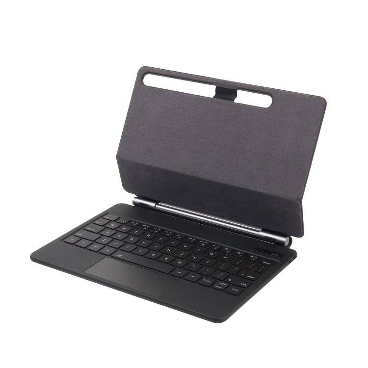 For Samsung Galaxy Tab S10+ / S9 FE+ P810 Magnetic Bluetooth Keyboard Leather Tablet Case(Black) - Samsung Keyboard by PMC Jewellery | Online Shopping South Africa | PMC Jewellery | Buy Now Pay Later Mobicred