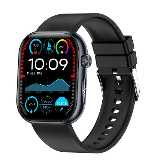 ET587 1.95 inch AMOLED Screen Smart Watch, ECG Electrocardiogram/Blood Sugar Monitoring(Black) - Smart Watches by PMC Jewellery | Online Shopping South Africa | PMC Jewellery | Buy Now Pay Later Mobicred