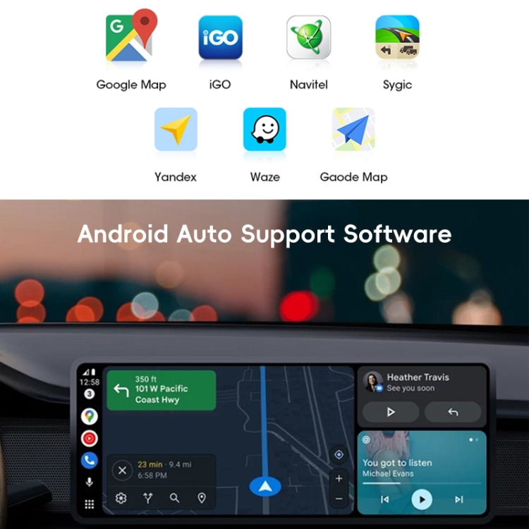 P40 CarPlay and Android Auto Car Connectivity Box Wireless Adapter(Black) - free shipping - PMC Jewellery - Order now!