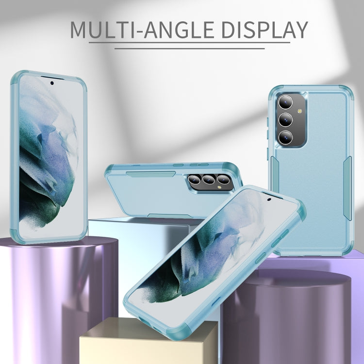 For Samsung Galaxy S25+ 5G TPU + PC Shockproof Protective Phone Case(Grey Green) - Galaxy S25+ 5G Cases by PMC Jewellery | Online Shopping South Africa | PMC Jewellery | Buy Now Pay Later Mobicred